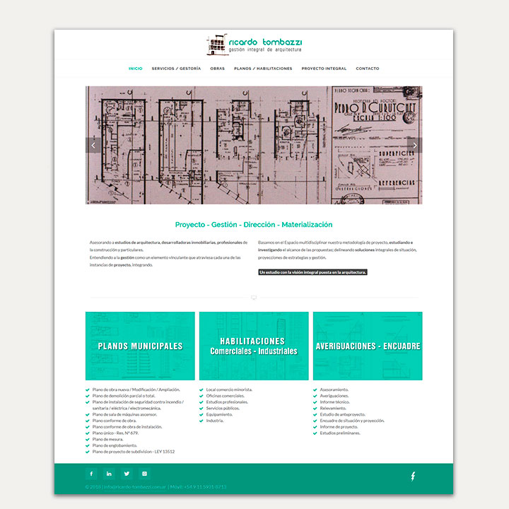 Arq. Ricardo Tombazzi